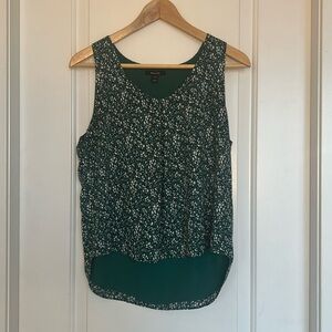 RW&Co Green Speckled Sleeveless Top